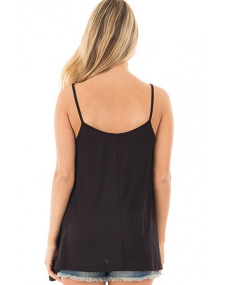 Strappy Caged Front Sleeveless Sexy Camisole