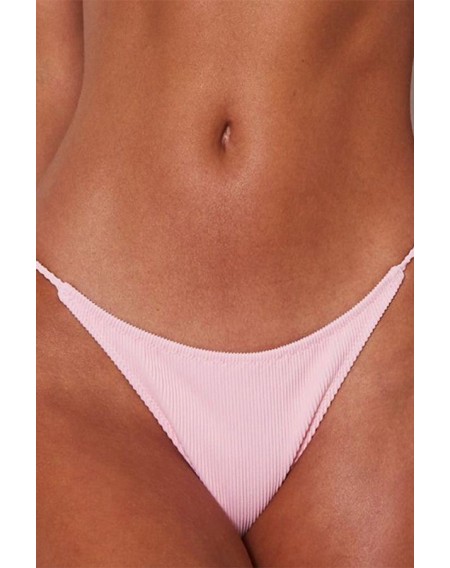 Pink Triangle Cheeky Thong String Brazilian Sexy Bikini