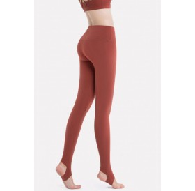 Red High Waist Skinny Yoga Sports Leggings