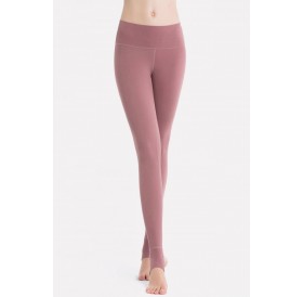 Pink High Waist Skinny Yoga Sports Leggings