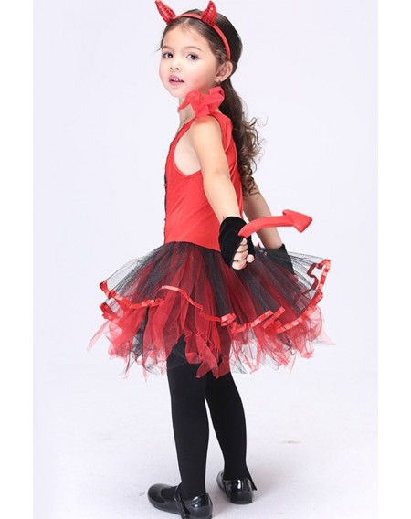 Red Catwoman Kids Fancy Dress Cosplay Costume
