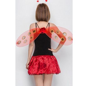Red Ladybug Fairy Dress Cosplay Costume