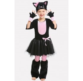 Black Cat Kids Halloween Costume