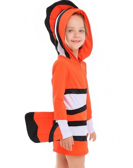 Orange Clownfish Cosplay Kids Cute Costume