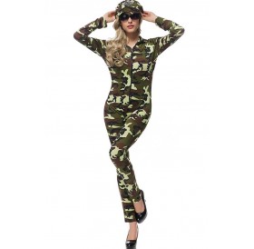 Army Green Camouflage Print Army Costume