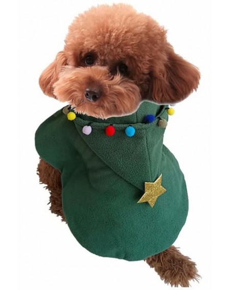 Green Christmas Tree Cloak Cute Pets Costume