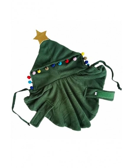 Green Christmas Tree Cloak Cute Pets Costume
