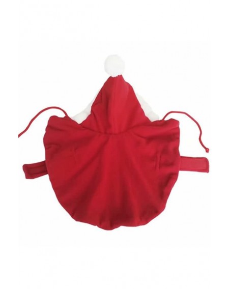 Red Santas Christmas Cloak Cute Pets Costume