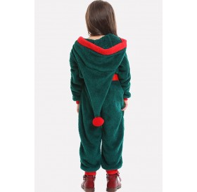 Teal Christmas Fairytale Kids Cosplay Costume